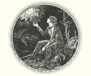Illustrasjon til Pilegrimsreisen av John Bunyan (lito) av Henry Justice Ford