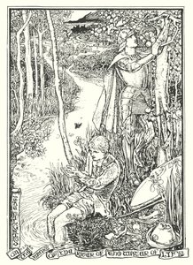 Illustrasjon til Pilegrimsreisen av John Bunyan (lito) av Henry Justice Ford