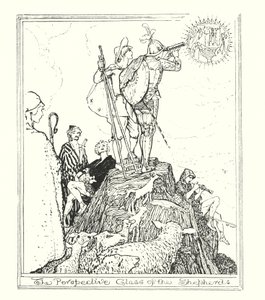 Illustrasjon til Pilegrimsreisen av John Bunyan (lito) av Henry Justice Ford