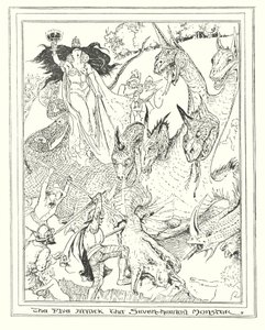 Illustrasjon til Pilegrimsreisen av John Bunyan (lito) av Henry Justice Ford