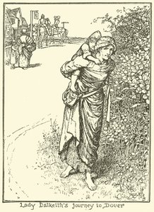 Lady Dalkeiths reise til Dover av Henry Justice Ford