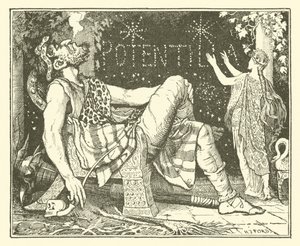 Prins Narcissus og prinsessen Potentilla (gravering) av Henry Justice Ford