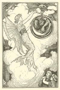 Prins Narcissus og prinsessen Potentilla (gravering) av Henry Justice Ford