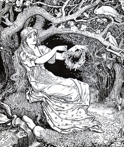 Prinsesse Narcissus og Prinsesse Potentilla av Henry Justice Ford