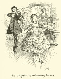 Hun gledet seg over dansetimene av Henry Justice Ford