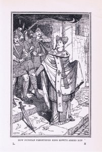 St Dunstan skremte kong Edwys væpnede menn, 1912 av Henry Justice Ford