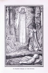 St Francis drømmer om sverdene, 1912 av Henry Justice Ford