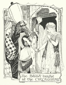 The Bassa Laughs at the Circassians (gravering) av Henry Justice Ford