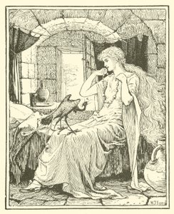 Den blå fuglen (gravering) av Henry Justice Ford