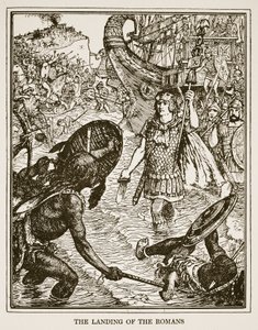The Landing of the Romans, illustrasjon fra 