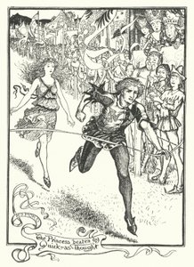 Prinsessen slått av Quick-as-Thought (gravering) av Henry Justice Ford