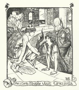 Sjøfolket besøker Graziella (gravering) av Henry Justice Ford