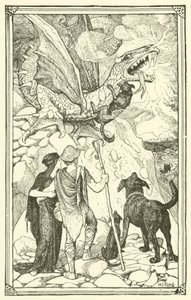 De tre hundene (gravering) av Henry Justice Ford