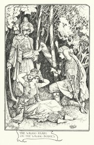 De gale hodene på de gale kroppene (gravering) av Henry Justice Ford