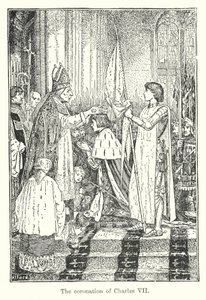 Kroningen av Karl VIII (lito) av Henry Justice Ford