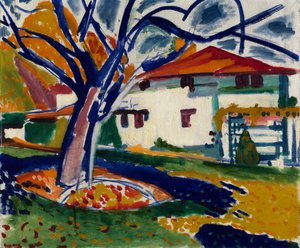 Blå trær, 1915-1916.