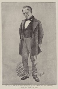 Mr WS Penley som Lord Markham i "A Little Ray of Sunshine" (litho)