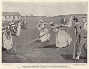 Hvordan vi holder sykepleierne våre i form i Sør-Afrika, søstre som spiller cricket