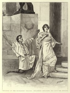 Hypatia på Haymarket Theatre, Philammon erklærer sin kjærlighet til Hypatia