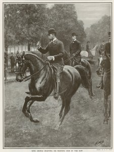 King Georges daglige tur i Hyde Park av Henry Marriott Paget
