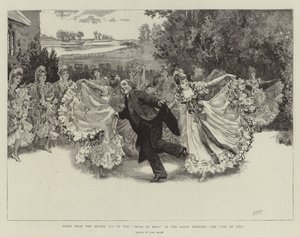 Scene fra andre akt av Vicar of Bray ved Savoy Theatre, Pas de Cinq