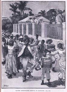 Slaverifrigjøringsfestival i BarbAD os 1834 av Henry Marriott Paget