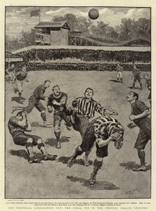 Football Association Cup, finalen på Crystal Palace Grounds av Henry Marriott Paget