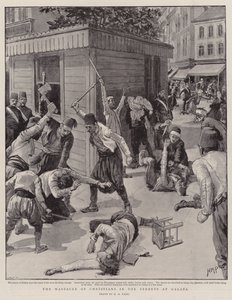 Massakren av kristne i gatene ved Galata