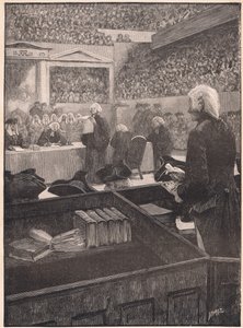 Rettssaken mot Warren Hastings AD 1788 av Henry Marriott Paget
