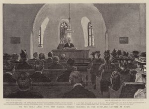 Til det hellige land med keiseren, søndag morgen i tempelherrenes kirke i Haifa
