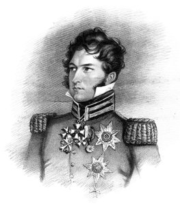 Prins Leopold George Christian Frederick av Saxe-Coburg-Saalfeld, 1816.