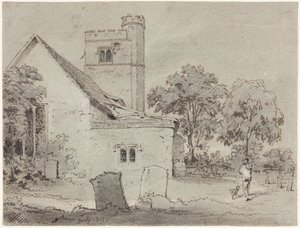 Aldenham kirke, Hertfordshire av Henry Monro