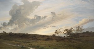 En vill kveld etter regn, Yorkshire av Henry Moore