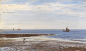 Nær Margate - Evening, 1870 av Henry Moore