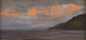 Solnedgang på kysten av Henry Moore