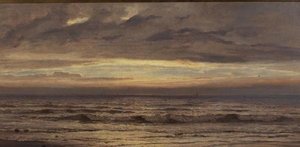 Strandkanten, kveld av Henry Moore