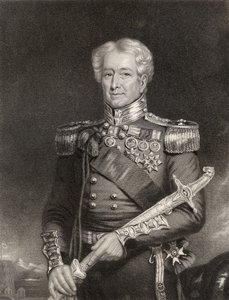 Sir Robert Henry Sale, gravert av F. Holl, fra 