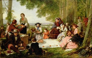 En piknik, 1857