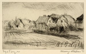 Hus med hager av Henry Nielsen