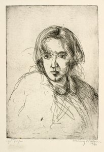 Kvinneportrett av Henry Nielsen