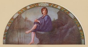 Wordsworth#39;s Boy of Winander (farge litho)