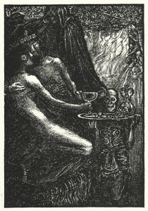 Matthew Arnold-dikt: Mycerinus (gravering) av Henry Ospovat