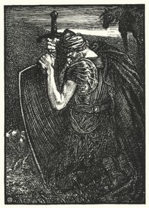 Matthew Arnold-dikt: Sohrab og Rustum (gravering)