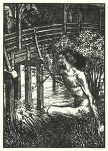 Matthew Arnold-dikt: The Neckan (gravering) av Henry Ospovat