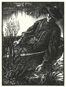 Matthew Arnold-dikt: The Scholar Gipsy (gravering)