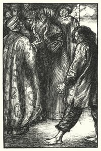 Matthew Arnold-dikt: Den syke kongen i Bokhara (gravering)