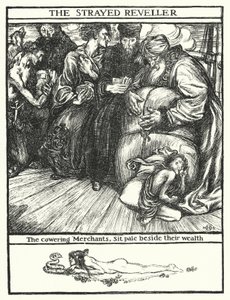 Matthew Arnold-dikt: The Strayed Reveler (gravering) av Henry Ospovat