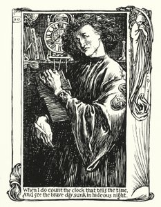 Shakespeares sonetter, Sonnet XII (litho)