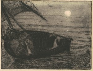 Kristus går på vannet av Henry Ossawa Tanner
