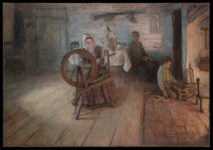 Spinning ved ild av Henry Ossawa Tanner